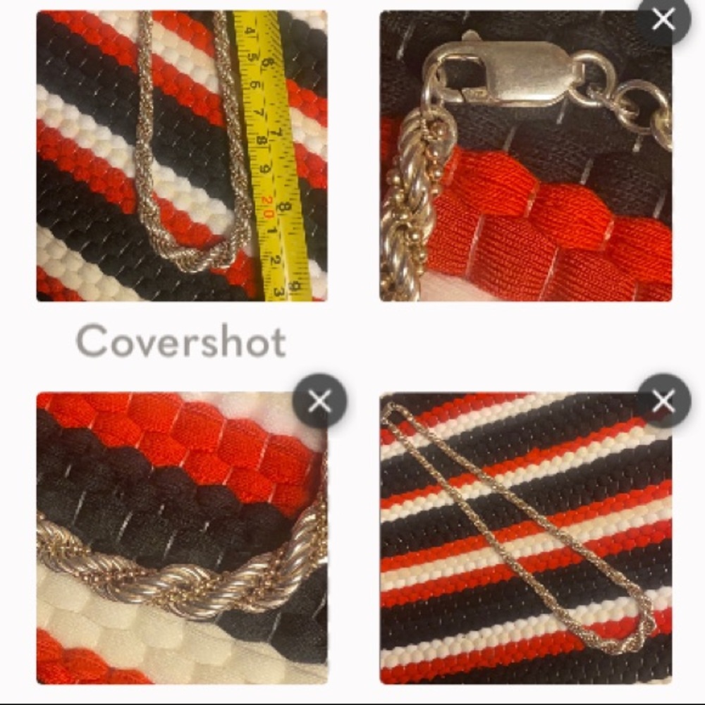 925 Milor Italy thick chain silver/gold color 16”